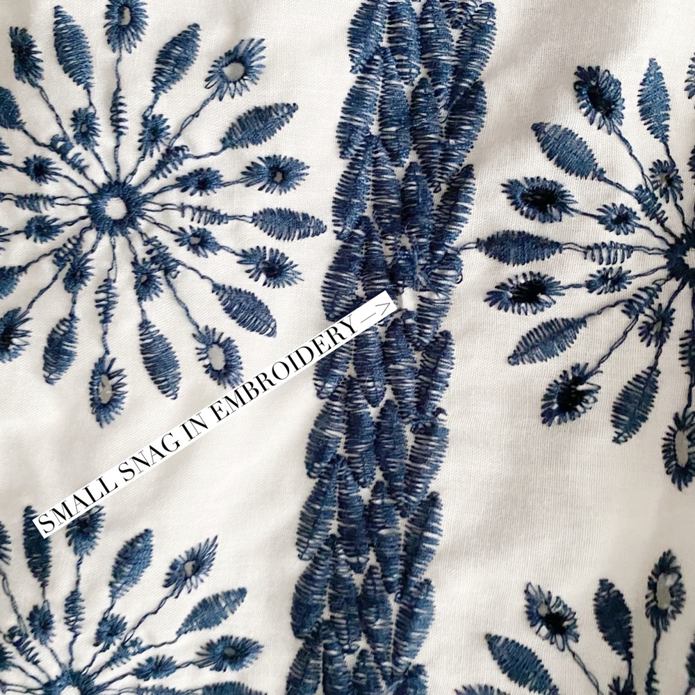 Pretty Eyelet Lace & Embroidered Button Down Camisole - Picture 8 of 9